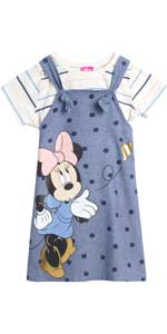 Disney Girl''s Minnie Mouse Overall Dress