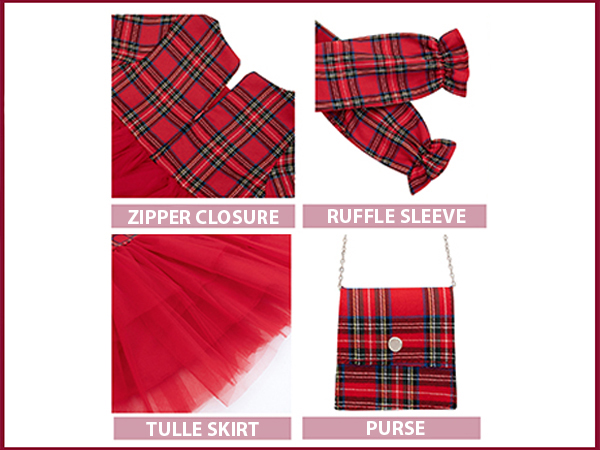 thanksgiving red plaid skirt girls christmas dress christmas dresses for girls toddler tutu skirt