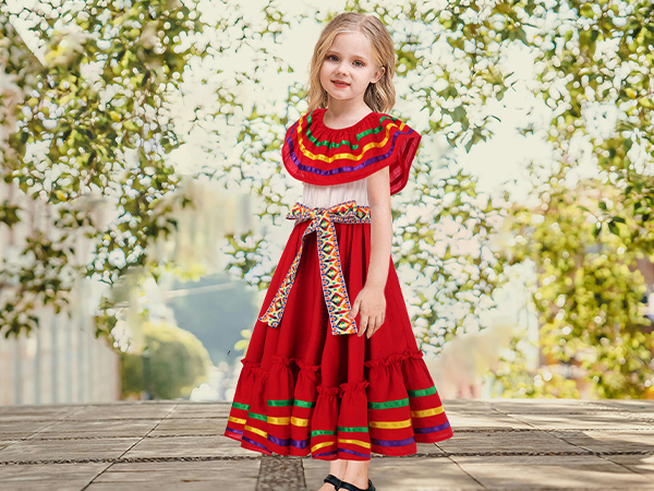 Girl Mexican Dress