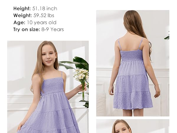 tween girl summer spring short sleeve dress solid outfit clothes size 6 7 8 9 10 11 12 13 14 15 16