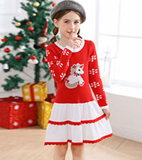 Red Christmas Dresses for Girls