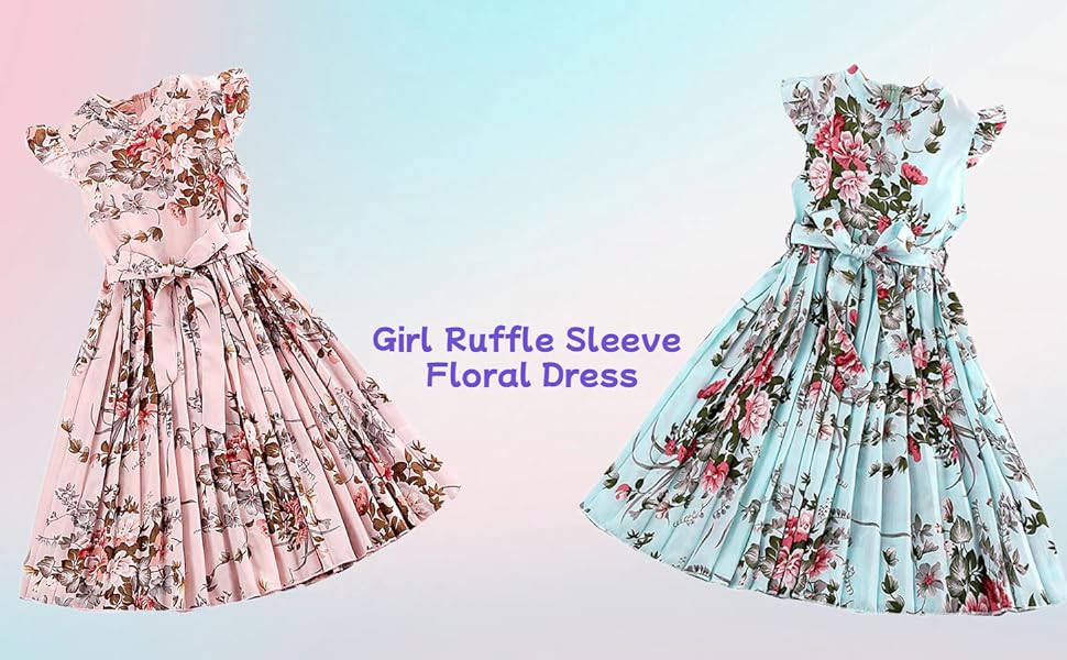 Girls Floral Dress