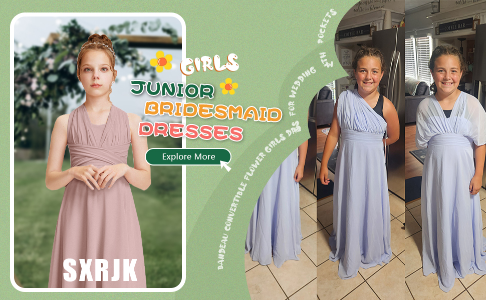 Junior Bridesmaid Dresses with Pockets