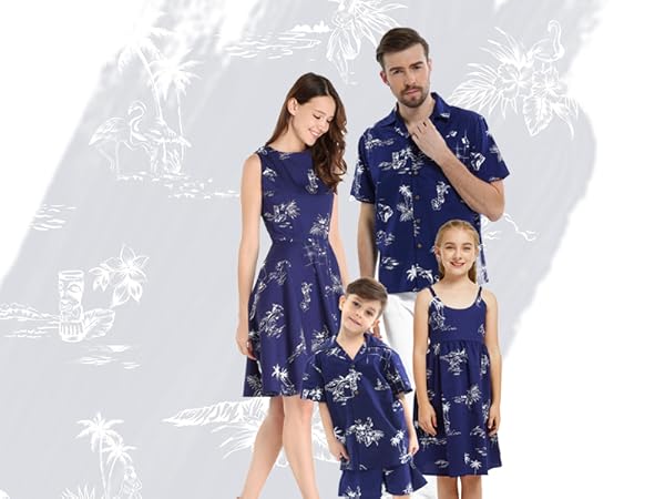 Classic Map Navy - Family Matching