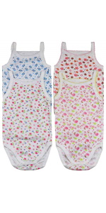 Girl''s Spaghetti Strap Bodysuit Onesies