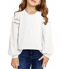 blibean girls fall long sleeve shirt outfit clothes size 6 7 8 9 10 11 12 13 14 15 16 years old