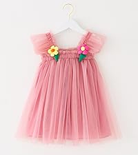 7021-toddler girls tulle tutu dress