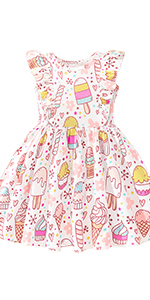 NUBEEHOHO girls summer dress