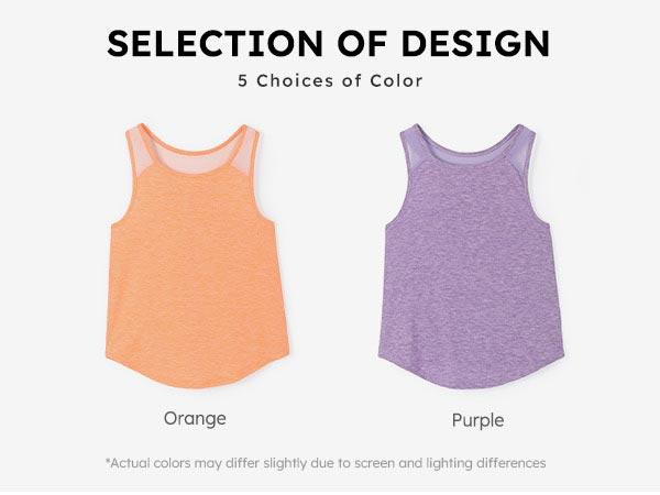 girls athletic tank tops