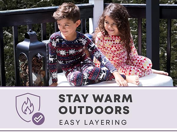 Kids Thermals for Layering Outdoors