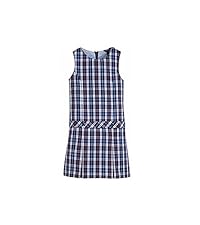 Girls Plaid Jumper Dress