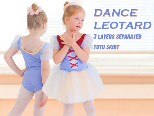 Girls Skirted Leotards Ballet Dance 