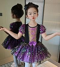 Ballet Leotards for Girls Full Skirted Dance Tutu Dress Party Costumes 