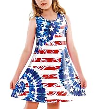 Girls USA Flag Dress