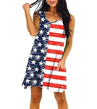 Womens Star and Stripes Dress