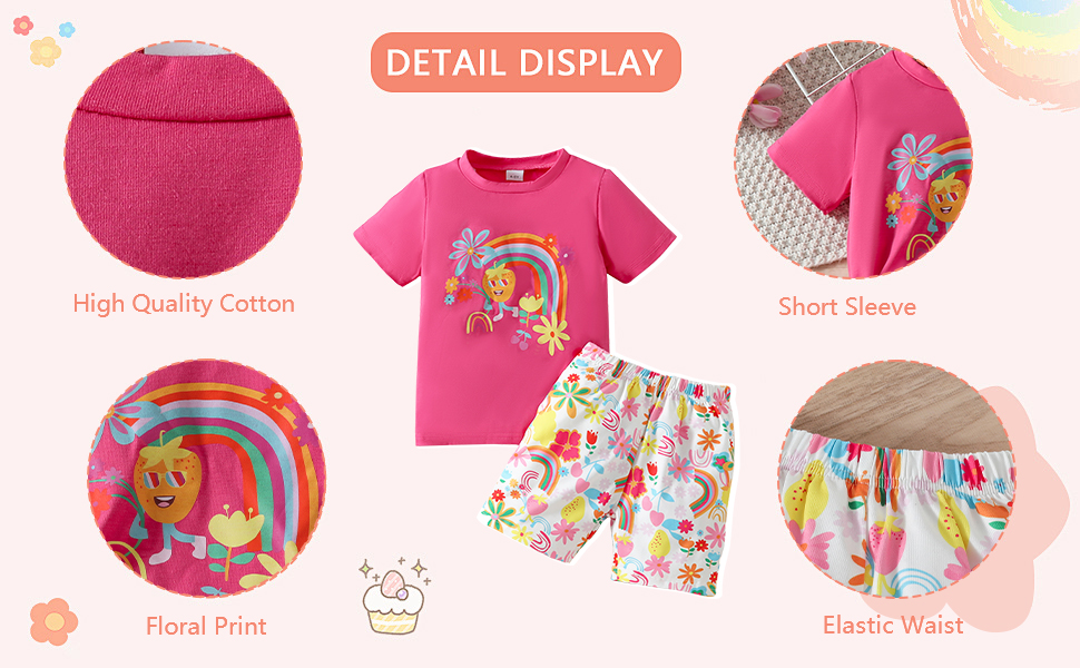 summer outfits 5t 6 7t 4 3t girl clothes 