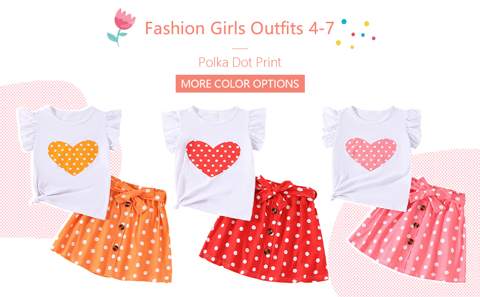 summer outfits 5t 6 7t 4 3t girl clothes 