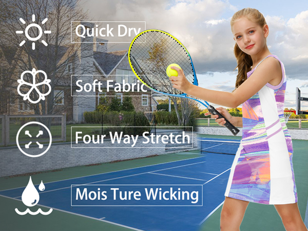 Features for Girls Tennis Dress