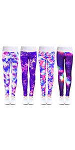 Girls Leggings -4Pack-D