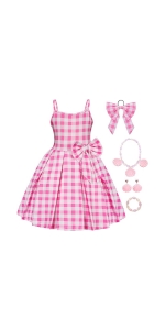 barbie costume for girls barbie clothes pink dress girl barbie dress margot robbie barbie outfits