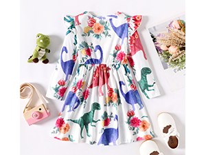 kids fall dress girls'' dress