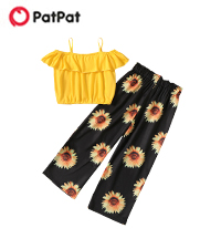 Girls Sunflower Pants set