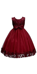 Girls Lace Tulle flower dress