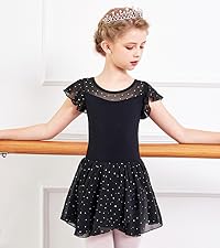 black dance leotards with skirt