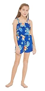 Girl Hawaiian Romper