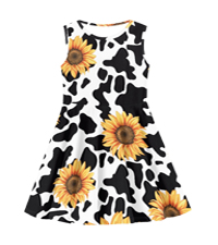 sunflower cow girls tank dress