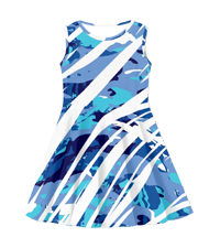 blue ocean girls tank dress