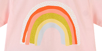 Pretty rainbow print