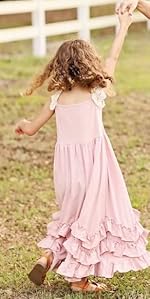 Girls Maxi Boho Dress