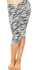 Girl&#39;s Knee Length Legging Comparable