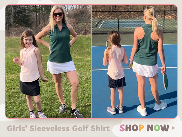 girls golf polo