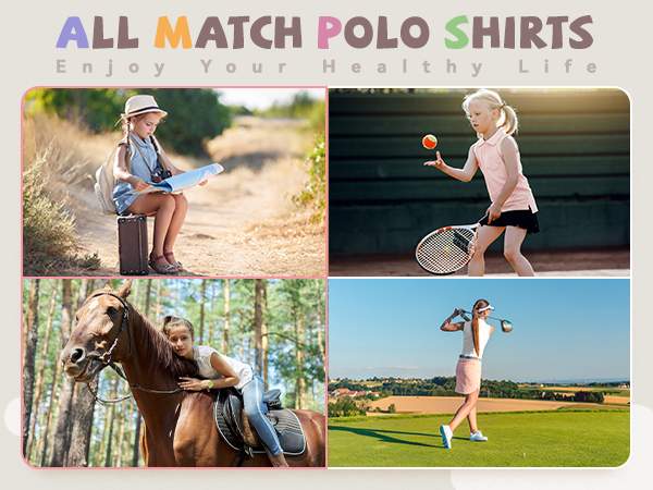 girls golf shirts