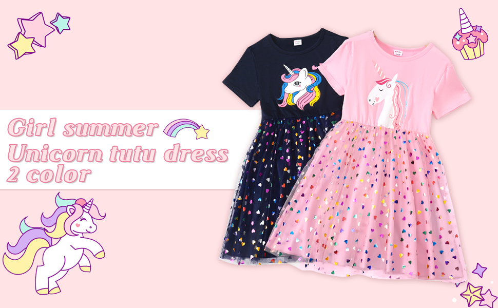 unicorn tutu dress for girls