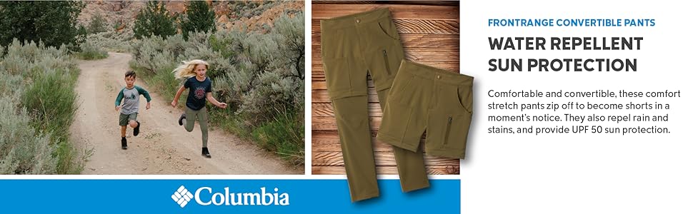 Columbia girls Frontrange Convertible Pant