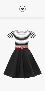 Kids Maria Striped Dress