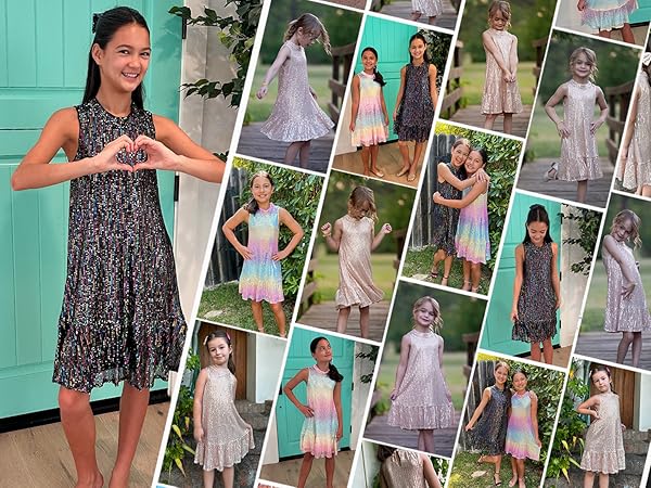 sparkly dress for kid 10-12