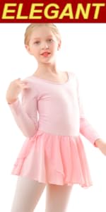 long sleeve ballet leotards