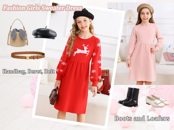 Girls Sweater Dress