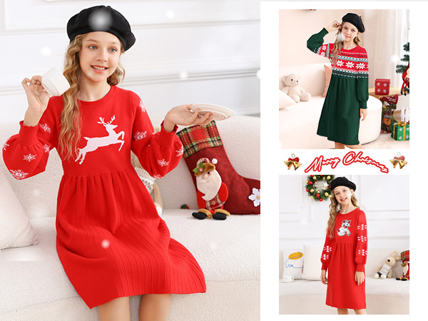 Girls Sweater Dress