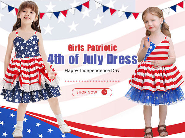 Toddler Girl 4th of July Dress