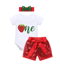 Berry One Birthday Outfit