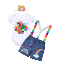 melon 2nd birthday outfit boys