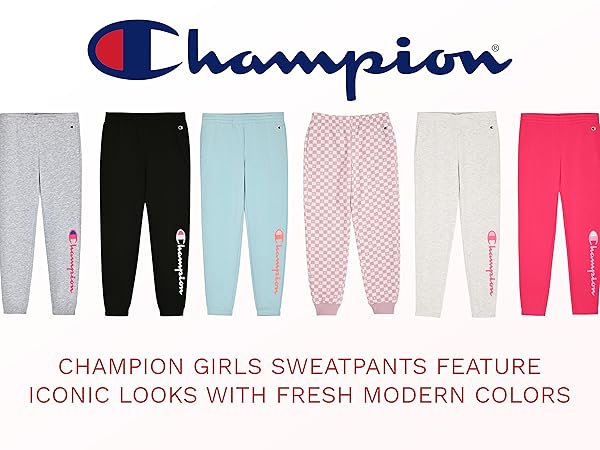 girls jogger pants multiple colors