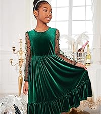 velvet dress for girls