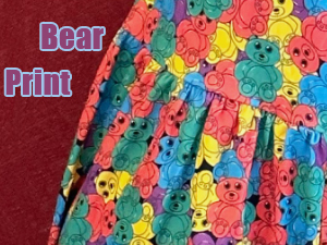 girl dress bear