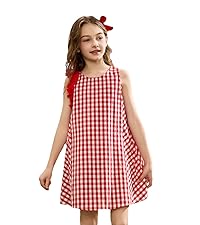 Girls Plaid Dress